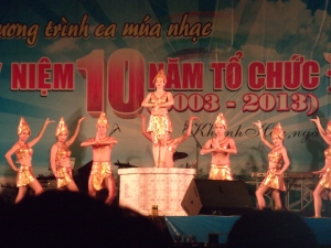A dance show we stumbled across on our way back from dinner